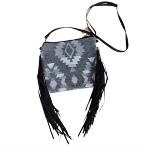 L.I.B Aztec Fringe Crossbody